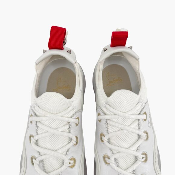 Christian Louboutin Arpoador White Drawstring Sneakers Size 39 US 9 Women 6958 - Picture 6 of 15